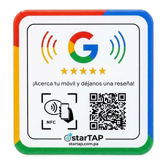 Pack Trío Comercial (1 Placa Mostrador + 2 Tarjetas de Bolsillo)