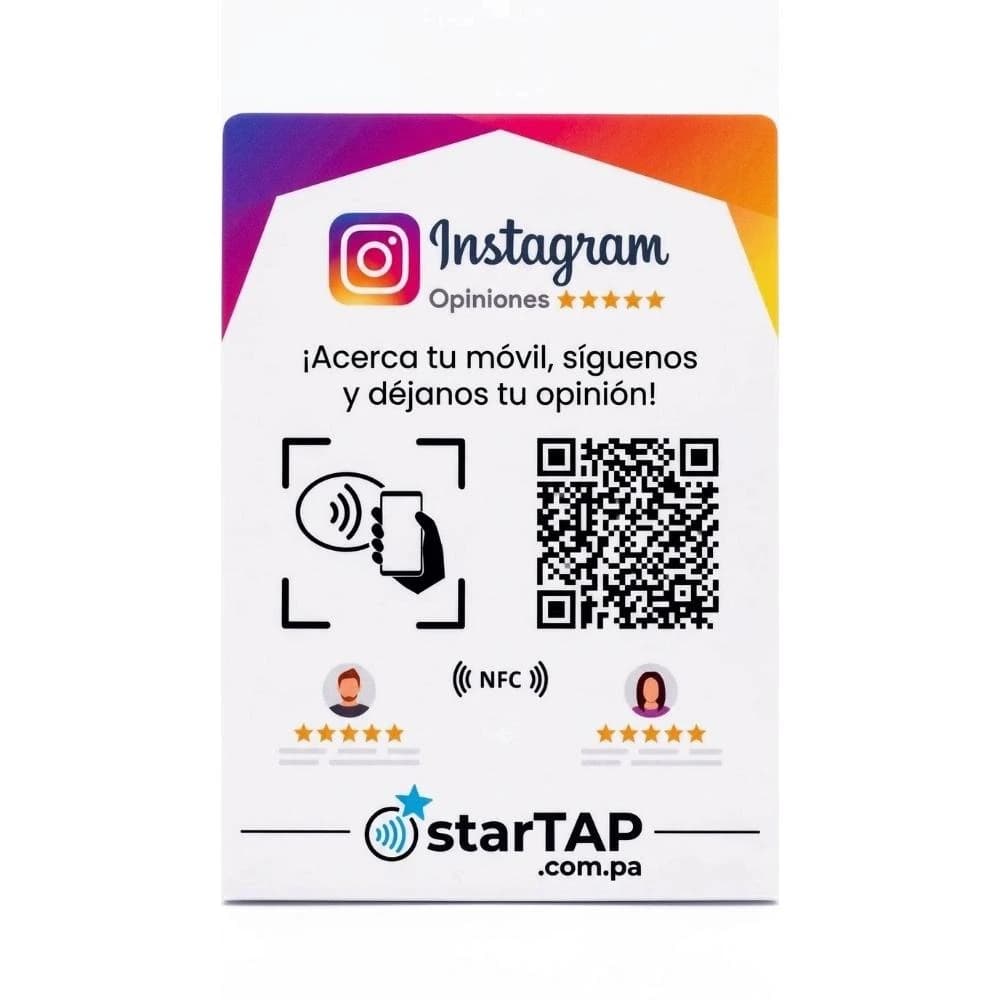 Stand NFC de Mesa para Instagram